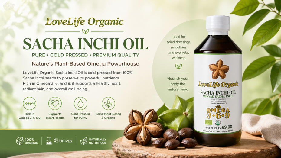 LoveLife Sacha Inchi Oil